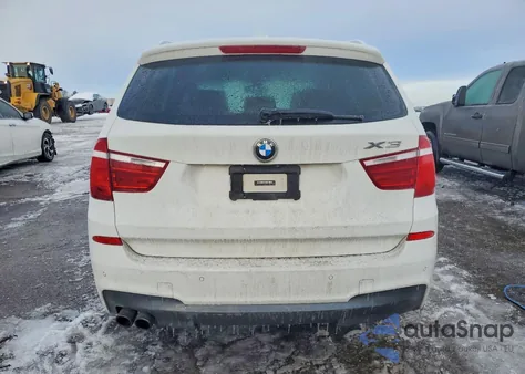 2017 BMW X3 xDrive28I из США, поврежденный, VIN 5UXWX9C30H0W67595